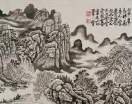  他的作品來自天籟，是情感的寄寓、情操的物化，沉淀了中華民族的歷史淵源。其筆墨灑脫、狂放，已非前所有，寫意大膽、毫不猶豫，氣勢恢宏，給人以強(qiáng)烈的視覺沖擊力和藝術(shù)美感，以成為他的真實(shí)風(fēng)格，自成一派。充滿了蓬勃生機(jī)。曾多次出席省內(nèi)外書畫展，并被國家特邀在釣魚臺(tái)國賓館、人民大會(huì)堂、國家會(huì)議中心揮筆巨獻(xiàn)，收到黨和國家領(lǐng)導(dǎo)人的親切接見，并榮認(rèn)為中國當(dāng)代十大杰出藝術(shù)家。在2012年北京“全國社會(huì)各界模范人物事跡報(bào)告會(huì)”上被國家授予為全國文化英模代表和中國事跡模范人物。