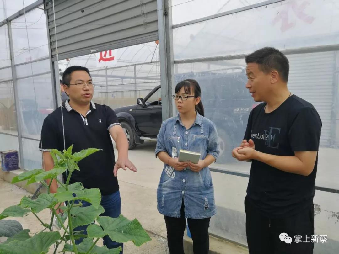 經(jīng)濟日報河南記者站站長夏先清一行到新蔡調(diào)研采訪