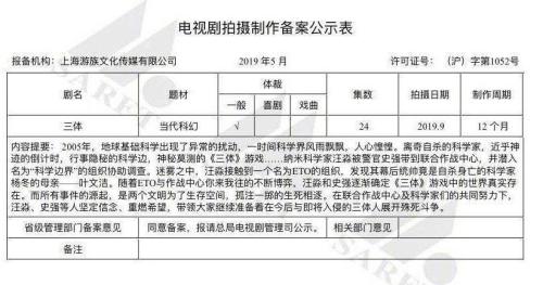 動畫版《三體》宣傳視頻引爭議 制作方回應(yīng) 