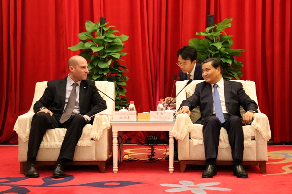 武國(guó)定會(huì)見(jiàn)以色列駐華大使館參會(huì)嘉賓