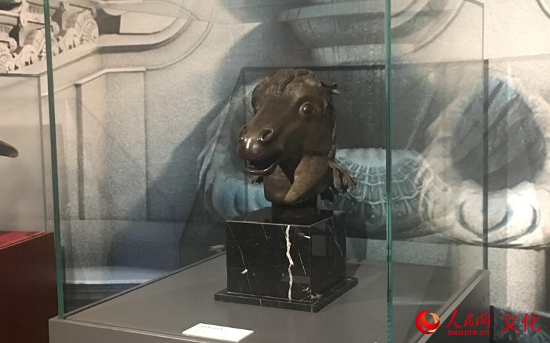 今天，圓明園流失文物馬首銅像回家