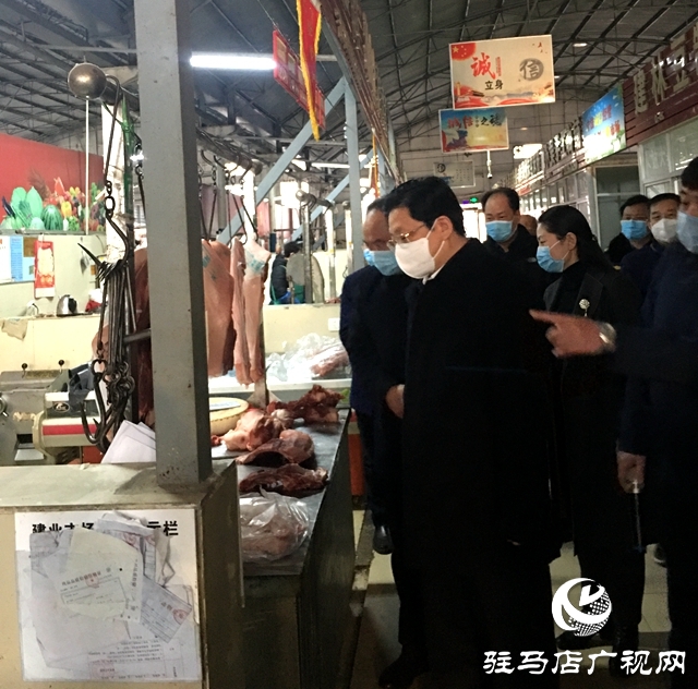 朱是西實地調研市場供應和道路交通保通保暢工作