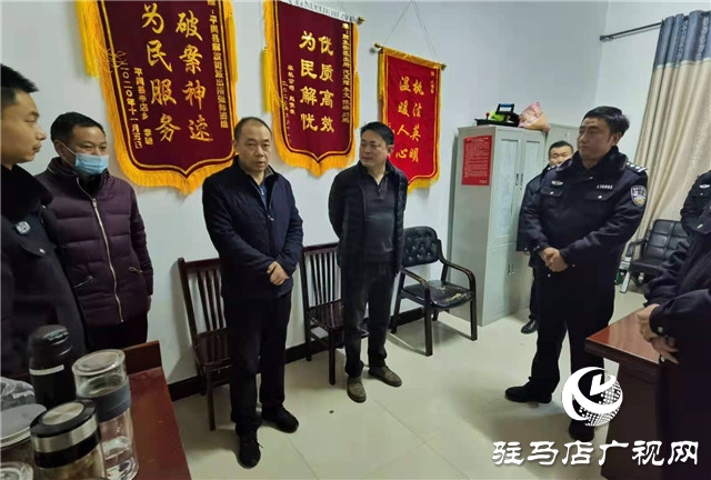 副縣長(zhǎng)、縣公安局局長(zhǎng)孔杰到基層所隊(duì)檢查調(diào)研