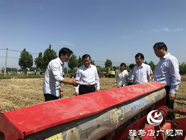 副省長武國定調(diào)研駐馬店三夏生產(chǎn)