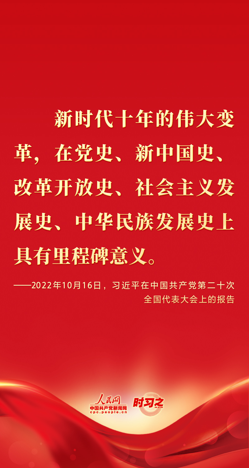 二十大報(bào)告這些話，鼓舞人心！