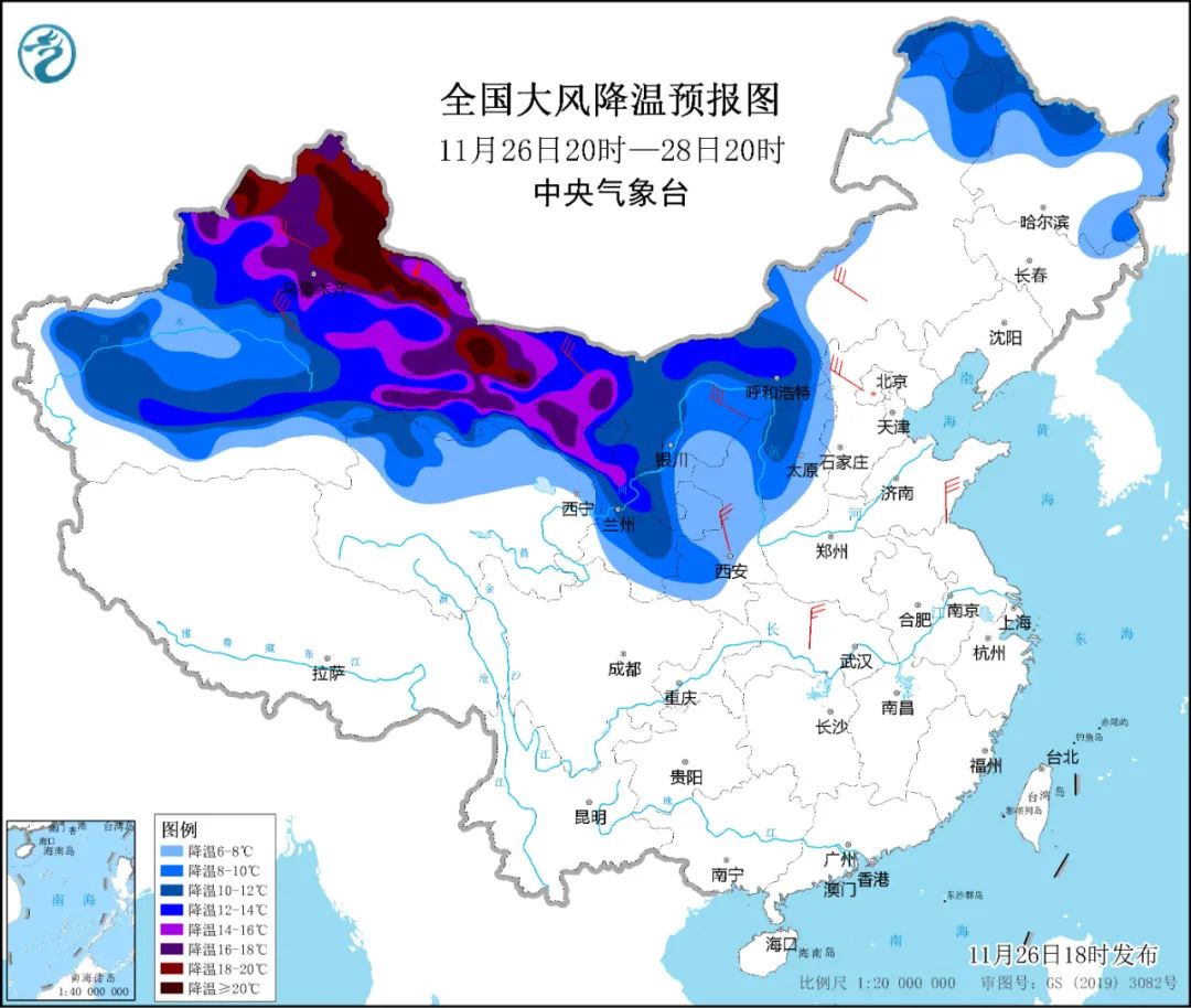 寒潮預警升級！大范圍雨雪天氣即將登場