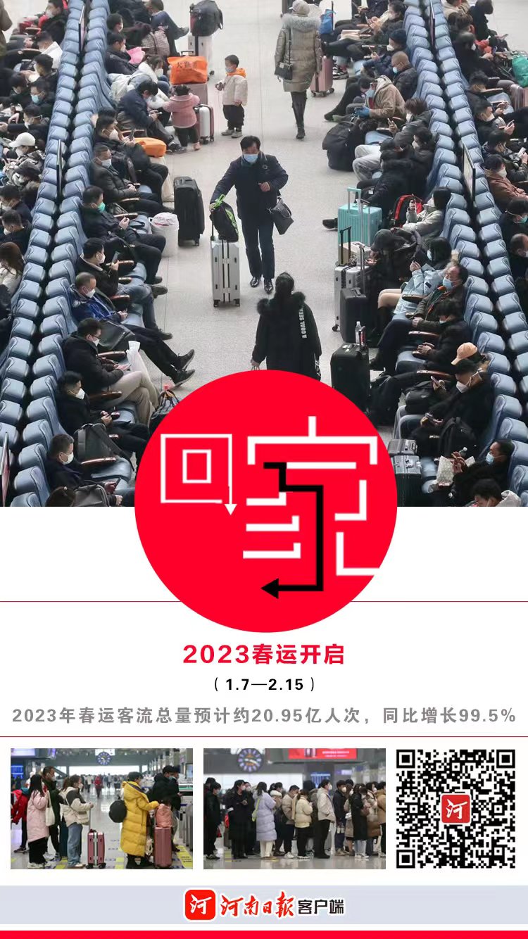 關(guān)注2023春運 | 鄭州鐵路預(yù)計發(fā)送旅客逾1203萬人 “米”字高鐵網(wǎng)作用凸顯