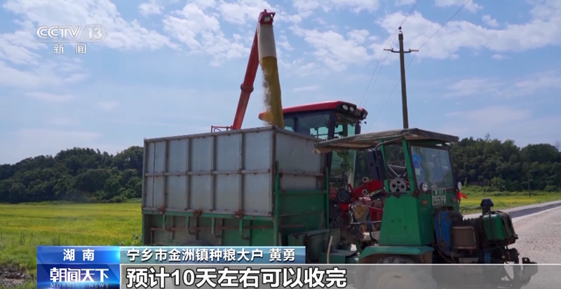 收割、脫粒、粉碎稻稈……多地緊抓農(nóng)時(shí)搶收早稻