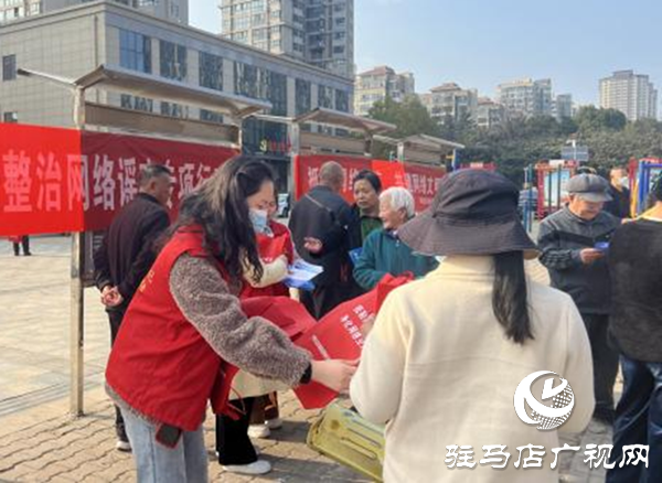 驛城區(qū)開展打擊整治網(wǎng)絡謠言宣傳活動