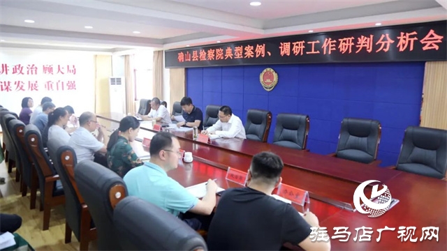 確山縣人民檢察院召開典型案例、調(diào)研工作研判分析會(huì)