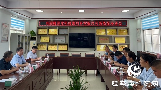 省社保中心一行到新蔡縣張廟村調(diào)研指導工作并召開座談會