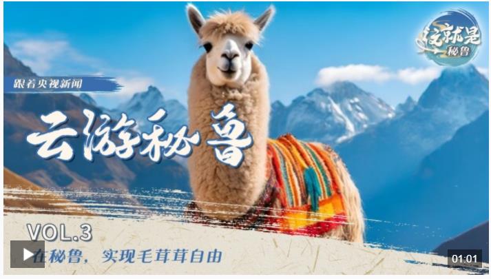 跟著習主席看世界丨“from China to Peru”是個英文成語你知道嗎？