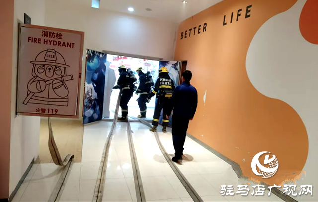 新蔡縣商務(wù)局聯(lián)合消防隊開展消防演練