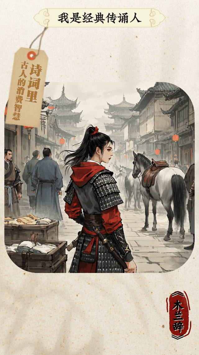 我是經(jīng)典傳誦人丨這些詩詞里，藏著古人的消費(fèi)智慧