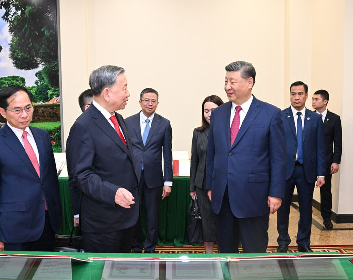 習近平同越共中央總書記蘇林舉行會談