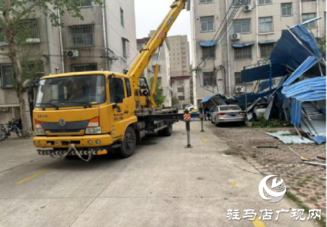 大風(fēng)天氣車輛受損  中國(guó)人壽財(cái)險(xiǎn)駐馬店公司高效救援