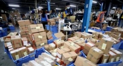 一季度中國快遞業(yè)務量同比增長21.6%