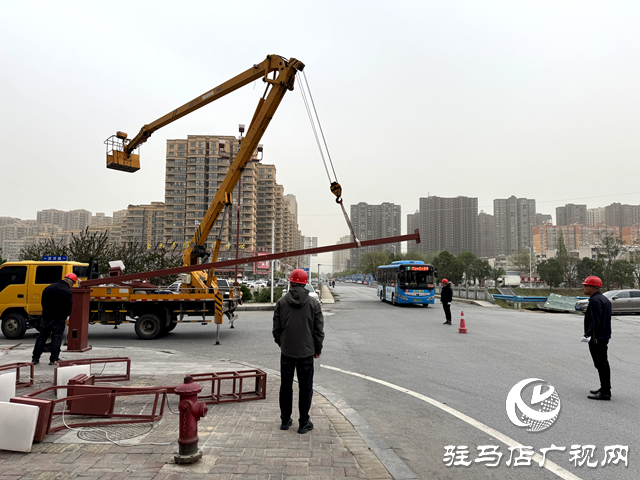 迎戰(zhàn)8級大風！確山縣住建局搶修6處故障保照明