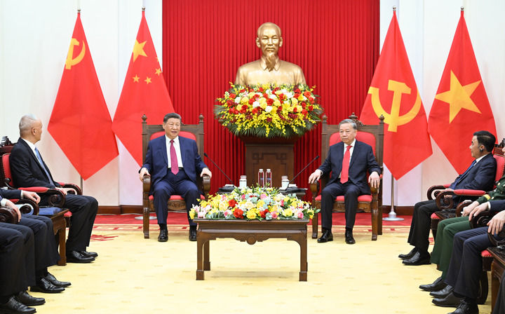 習近平同越共中央總書記蘇林舉行會談