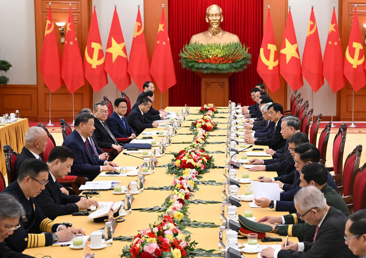 習近平同越共中央總書記蘇林舉行會談