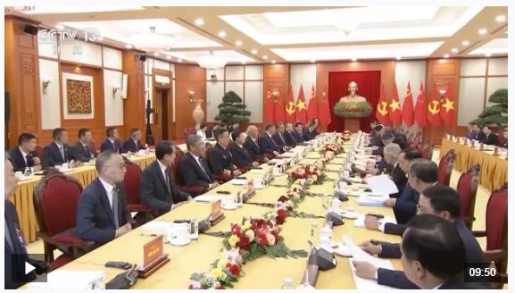 時(shí)政新聞眼丨習(xí)近平訪問越南，共同擘畫中越命運(yùn)共同體建設(shè)新藍(lán)圖