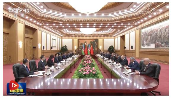 習(xí)近平同阿塞拜疆總統(tǒng)阿利耶夫會(huì)談