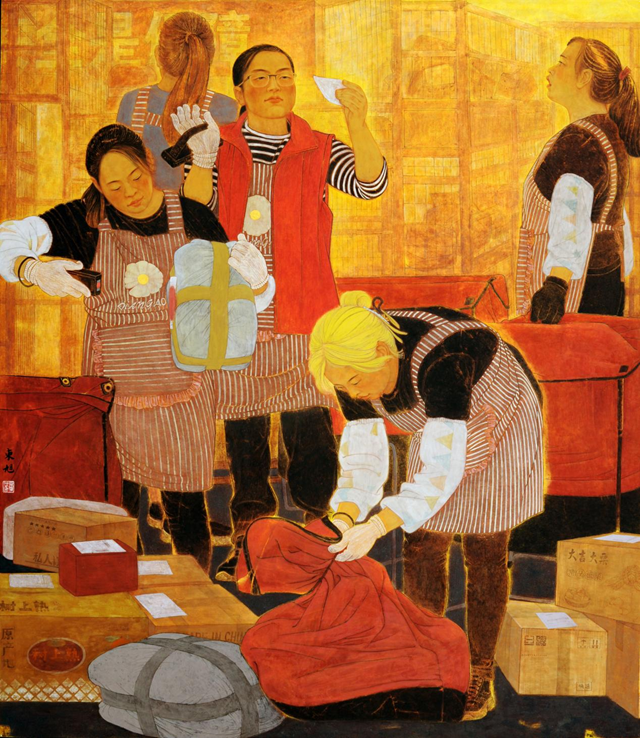 駐馬店兩位畫家作品入選第十二屆中國工筆畫作品展傳統(tǒng)重彩繪就時代新象