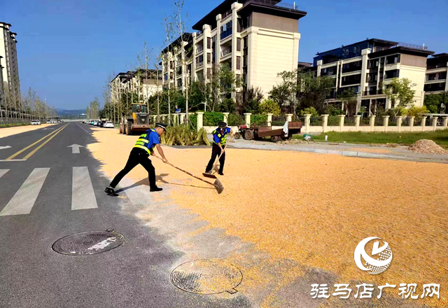 確山縣住建局:提供公共場(chǎng)所助力群眾曬糧