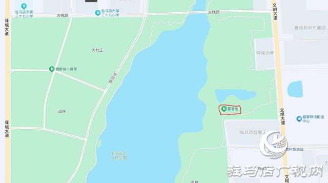 駐馬店人民公園澄清露營(yíng)區(qū)域：網(wǎng)絡(luò)地圖標(biāo)示存誤導(dǎo) 露營(yíng)需至西北角指定營(yíng)地