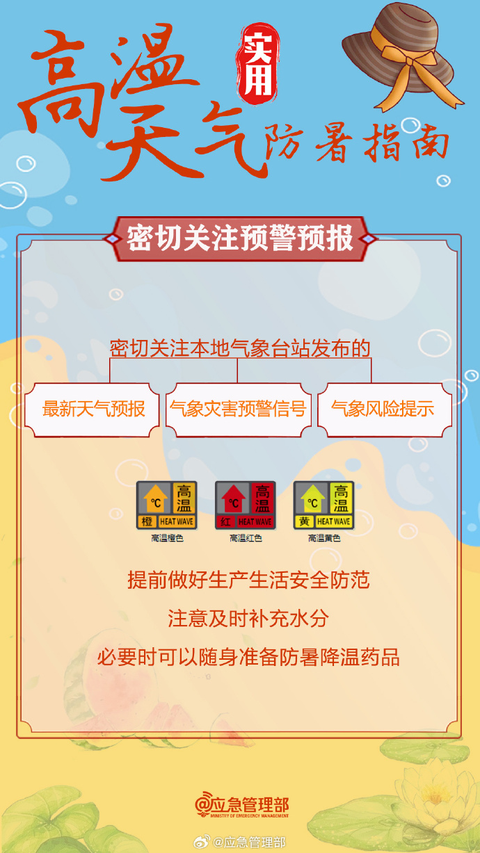 37℃以上！河南多地發(fā)布高溫橙色預(yù)警，實(shí)用防暑指南來了