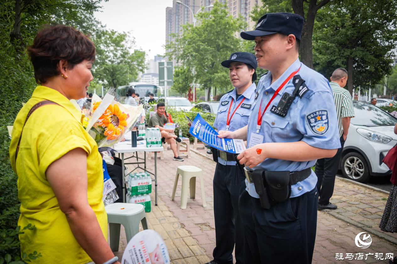 駐馬店市公安局經(jīng)濟開發(fā)區(qū)分局：暖心護考 為夢護航