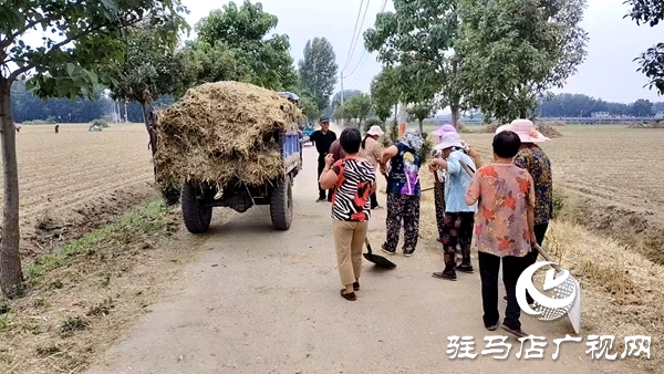 平輿縣廟灣鎮(zhèn)：秸稈清運在行動 人居環(huán)境再提升