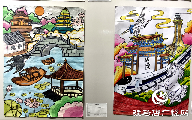 “親子悅讀藝術共創(chuàng)·出彩天中我來繪”少兒繪畫展在駐馬店市文化館開展
